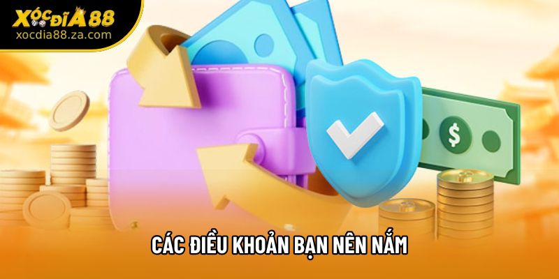 Các điều khoản bạn nên nắm