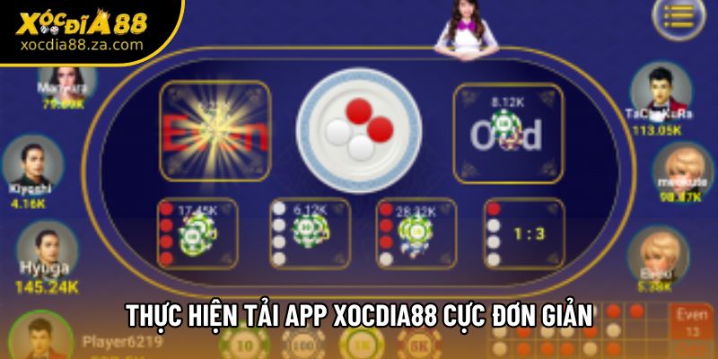 Thực hiện tải app Xocdia88 cực đơn giản